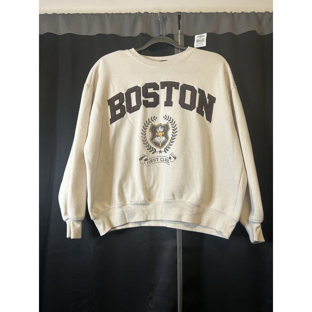 Forever 21 Women’s Small Boston Crewneck Sweatshirt